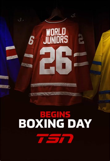 The #WorldJuniors returns to TSN On December 26 with Sweden taking on Slovakia at 12:00pm ET before Canada opens the tournament against Czechia at 7:30pm ET. Catch all the action all tournament long on TSN, TSN.ca and the TSN App!