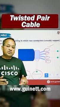 Networking Twisted Pair Cable | CCNA Networking Fundamentals