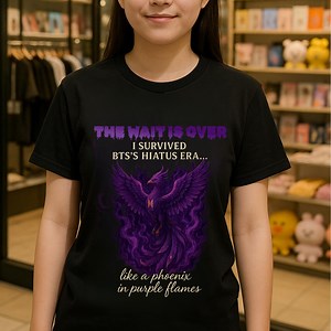 BTS Comeback Shirt: Purple Phoenix ARMY Merch - Etsy