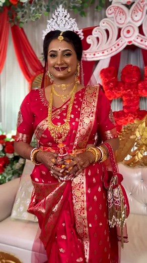 Real Bride Bride - susmita Location- Howrah Binola Date -5.5.25 💥Studio Booking Open contact 8436700160 💥Our next Makeup Master Class starting from 3rd June contact For Admission #rakhisamanta #reels #makeupartist #viralbride #bridal #viralbride #makeupartisthowrah #makeupartistkolkata #colour_weal_ #bridalkolka #bengalibride #makeupartistudaynarayanpur #chennaibridalmakeupartist #viralbrides #viralvideos | Rakhi Samanta