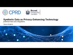 Synthetic Data as Privacy-Enhancing Technology