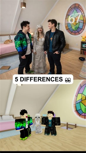 Brookhaven Avatars in Real Life… 5 Differences 👀 #roblox #brookhaven #robloxshorts