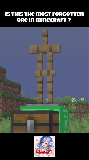 The Most Forgotten Ore in Minecraft... 💚😭 #shorts #shortsfeed #shortsviral
