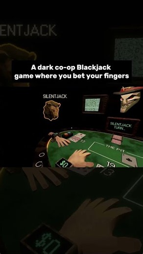 A co-op blackjack game where you bet fingers #buckshotroulettegame #steam #indiegame #steamgames