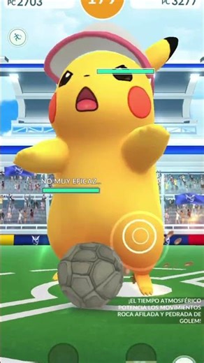 Golem vs Pikachu #pokemongo