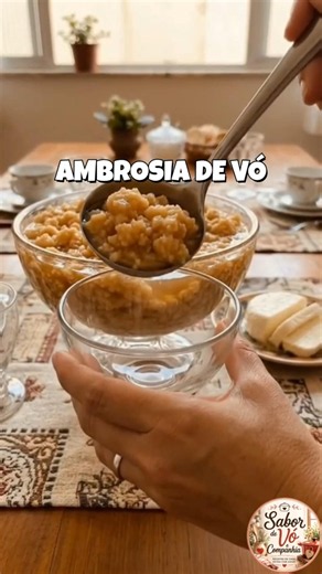 O SEGREDO DA AMBROSIA PERFEITA QUE DESMANCHA NA BOCA! 💖