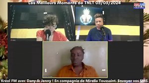 Revivez les moments les plus marquants de Tropical Night Live Tour Emission du 05/05/2024 animée par Dany & Jenny sur Télé Kréol & Kréol fm  on discute sur le titre ''Pitit An Mwen'' de Mirella Toussaint ✨Le site officiel de ton émission : tropicalnight. re | Télé Kréol | Facebook