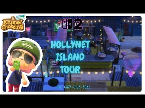 DYSTOPIAN CYBERPUNK ISLAND! LORE INCLUDED! //ACNH ISLAND TOURS // ANIMAL CROSSING