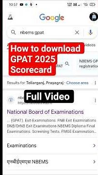 How to download gpat scorecard/Gpat 2025scorecard download/#viral #trending #shorts#short#viralvideo