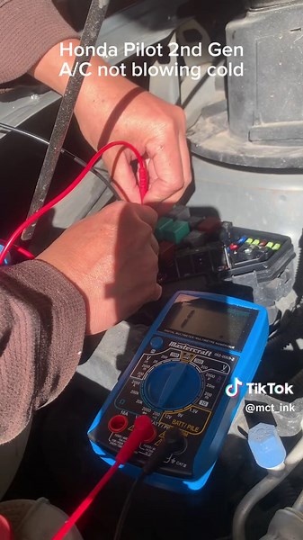 DIY: How to fix Honda Pilot A/C not blowing cold #honda #diy #airconrepair #tutorial #mechanic #handyman #fypシ #fyp #4u #4you #reels #pinoy #repairs