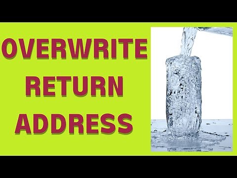 How to overwrite return address (Stack Buffer Overflow)