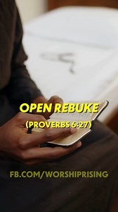 12K views · 364 reactions | Open rebuke is better than secret love because “in the end, people appreciate honest criticism far more than flattery” (Proverbs 28:23, NLT). | Worship Rising | Facebook