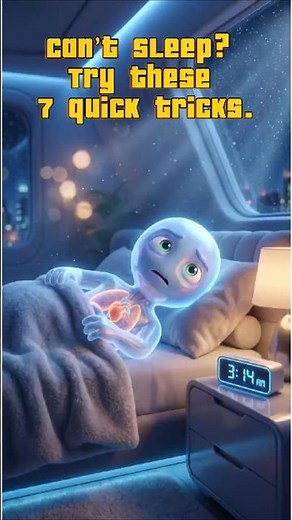 Can't Sleep? Try These 7 Simple Tricks! #sleepbetter