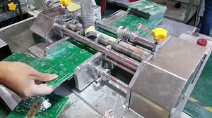 Quick Video of a PCB ‘V-Groove’ Machine in Operation #ManufacturingMonday