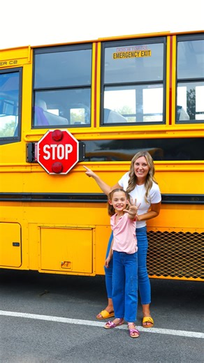Bus Kids = FULL STOP🛑. We’ve partnered with @nhtsagov to share the importance of school bus safety. When you see a bus stop with the stop arm out, STOP! It’s that SIMPLE and that IMPORTANT! School buses are one of the safest ways to transport kids to school, but our kiddos safety doesn’t only depend on the driver of the bus, it depends on all the other drivers around it too. It’s extremely important for all of us to understand safe driving behaviors near school buses and the laws around them. W