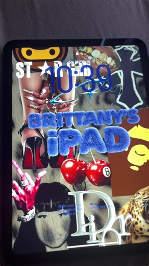 How to make your junk iPad screen 🥰😍 #ipadgirly first tutorial but it’s pretty easy!!! Ciao girlies 💋💋💋