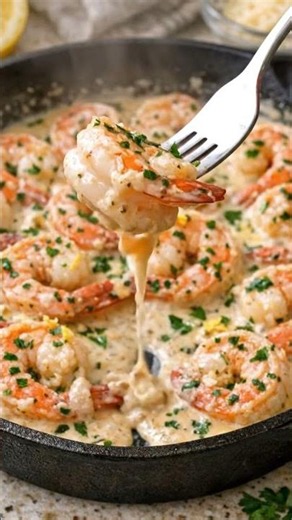 Creamy Garlic Butter Shrimp By Bella