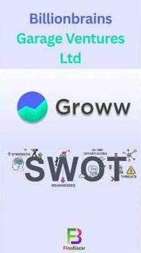 Groww का पूरा SWOT Analysis | Groww सुरक्षित है या नहीं? | Full Breakdown in Hindi #groww #stocks
