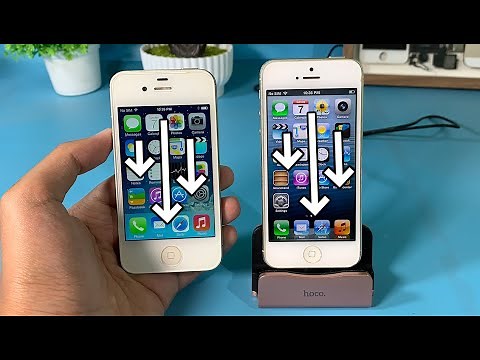 NEW How to Downgrade iPhone 4s/5 into Any Older iOS