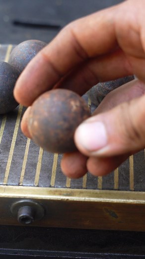 Forging Damascus Sickle out of bearing balls. #sickle #Damascus #forging #RandomHands #forge #craft #metalworking #metalworks | Random Hands