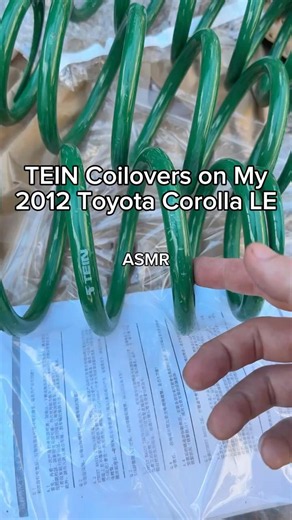 TEIN Coilovers Install on My 2012 Toyota Corolla LE