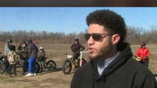 Fat bike race held at Credit Island in Davenport