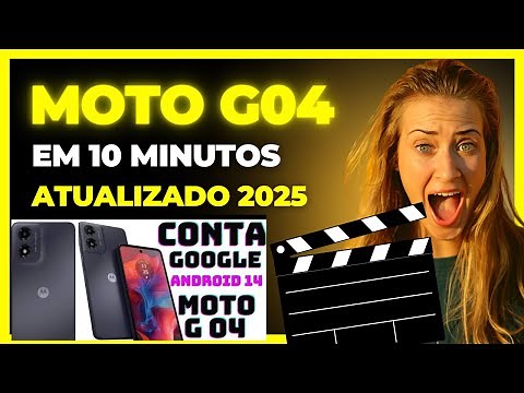 Como Remover Conta Google Motorola Moto G04 Android 14