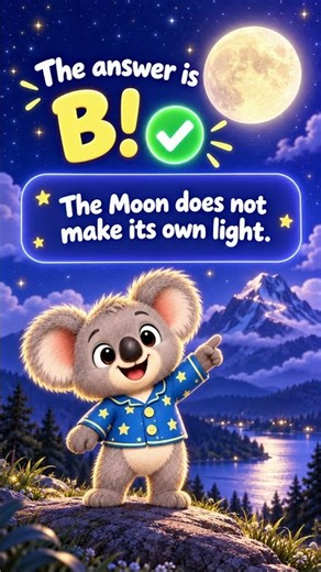 oes the Moon Make Its Own Light? 🌙 | Kids Science With Kobi
