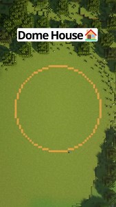 218K views · 25K reactions | Minecraft Dome House #minecraft #minecraftbuilding #minecraftbuilds #minecrafttutorial | Blockical Blockical | Facebook