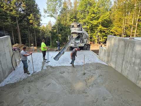 #19 Basement floor concrete pour