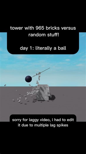 just destroying tower