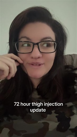 72 hour thigh injection update. I figured out why I felt horrible — and it wasn’t what I thought. Anyone else notice symptoms change around that time of the month? 👀 #glp1 #glp1community #glp1journey
