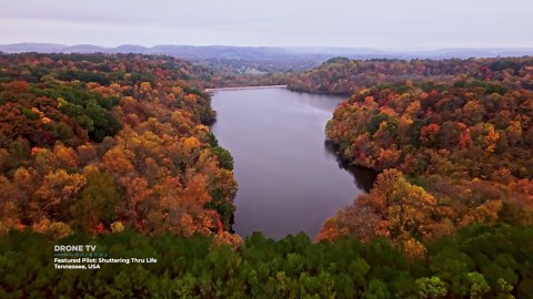 Paysages de feuilles vus du ciel : l'automne aux États-Unis, partie 3