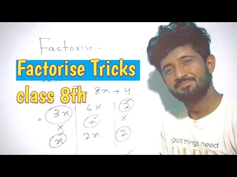 Factorise solution video with #trick #studytips #math #mathssolutions #8th #8thclass #mathforkids 