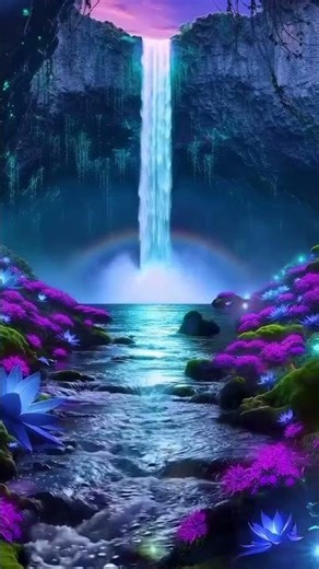 [TDZ] Magical Waterfall Galaxy Video Wallpaper