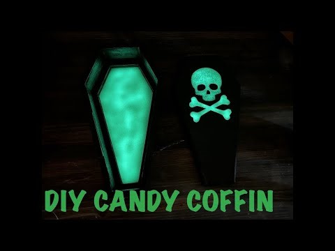 Making a Candy Coffin #DIY #Halloween