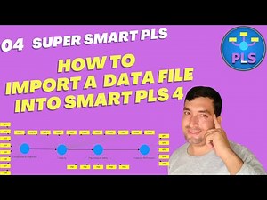 How to import a data file into Smart PLS 4 | Import data into Smart PLS | Imtiaz Khan