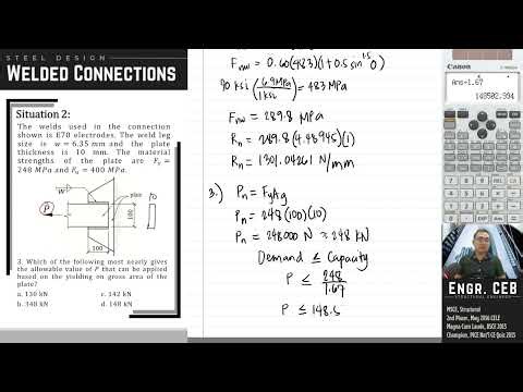 Solved Problems in Steel Design - Welded Connections Part 002