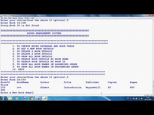 Class 12 IP CBSE Books Management System Project Explanation