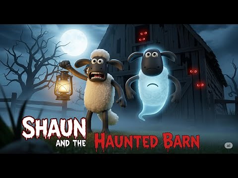 Shaun and the Haunted Barn 👻 | Scary Ghost Sheep Mystery | Kids Horror Cartoon 2025 🐑