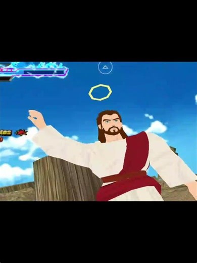 Jesus Christ Destroys Goku Ultra Instinct - DBZ Tenkaichi TagTeam #dbztttmod #shorts #gaming