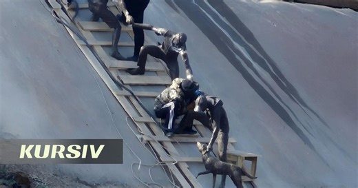 Viral dog rescue story immortalized in art installation in Almaty