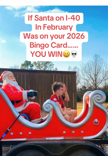 Just mind your business😂 #santa #oklahoma #christmas #smallbusiness #honkifyoulovesanta