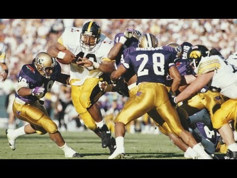 1990 91 Rose Bowl #8 Washington vs #17 Iowa 1 of 1