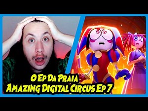 THE INCREDIBLE DIGITAL CIRCUS - Ep 7: Beach Episode | MORENO'S REACT