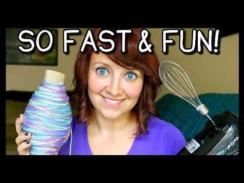 How To Roll Yarn Into A Ball FAST! | Crochet & Knitting Tips! 📍 How To With Kristin