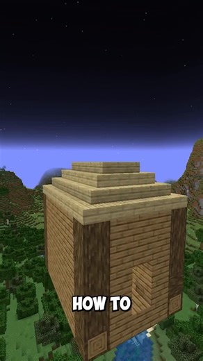 Ro0oney on Instagram: "How to make a house that looks small on the outside but big on the inside #minecraft"