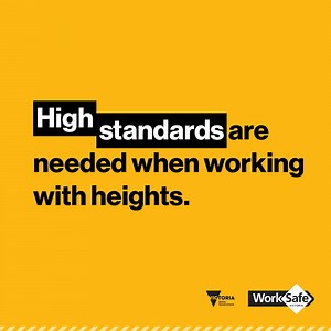 When standards fall, workers fall. As an employer you have an obligation to protect your workers from all heights. Learn how you can prevent falls on your worksite, visit https://www.worksafe.vic.gov.au/you-need-high-standards-when-working-heights | WorkSafe Victoria