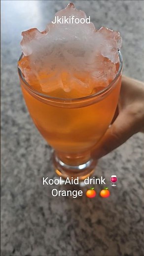 Kool-Aid drink 🍸 Orange 🍊 🍊 🍊