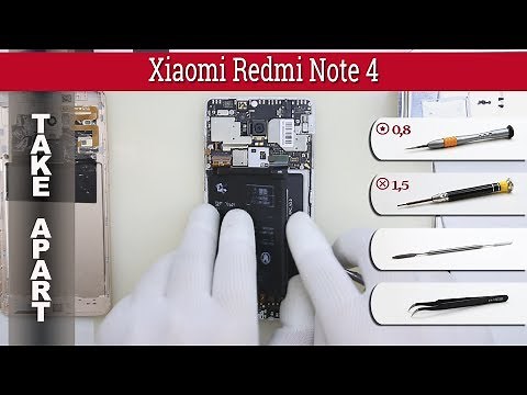 How to disassemble 📱 Xiaomi Redmi Note 4 Take apart Tutorial